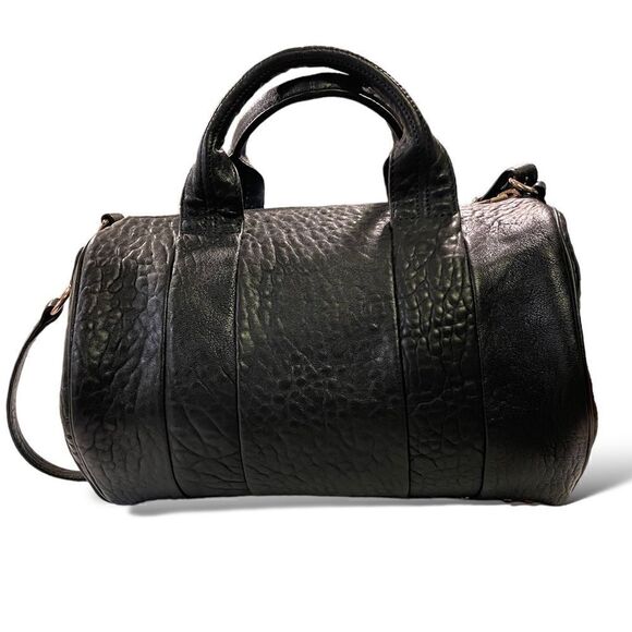 ❤️SOLD❤️ALEXANDER WANG Pebbled Lambskin Rockie & Rose Gold Hardware Crossbody - Picture 8 of 15